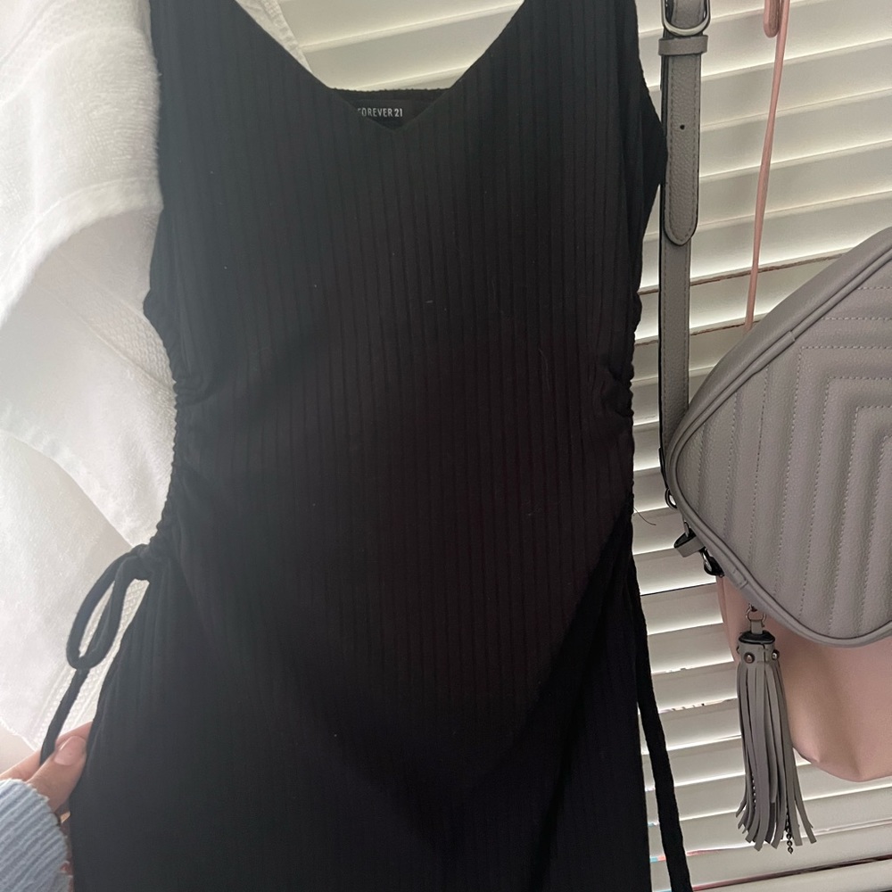 Cut out black dress